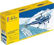 Heller SA316B Alouette III Gendarmerie Helicopter Model Building Kit