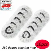 10 pcs For Vileda/O-cedar Easywring Mop Mop Cloth Microfiber Spin Mop Refill