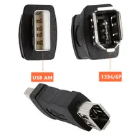 在飛比找蝦皮購物優惠-FireWire 400  1394 轉接頭  USB2.0