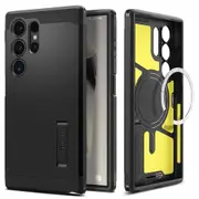 SPIGEN Galaxy S24 Ultra Case, 2024 Genuine Tough Armor MagFit MagSafe Compatible Magnet Case for Samsung