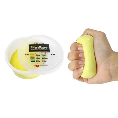 CanDo 10-2601 Theraputty Plus Hand Exercise Putty, 2oz, X-Soft