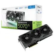 PNY VCG5071T16TFXPB1 O GeForce RTX 5070 Ti Triple Fan Plus OC 16G Graphics Card