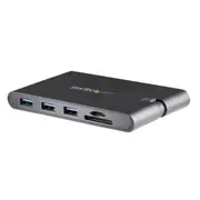 Startech Usb-C Mini Dock - 4K Hdmi Or Vga/Usb(3)/Rj45, Single Display, 85W, No Ac, 3Yr