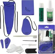ROFFEE Saxophone Sax Cleaning Care Maintenance Kit,Key Oil,Cork Grease,Swab,Cleaning Cloth,Thumb Rest,Mouthpiece Brush and More