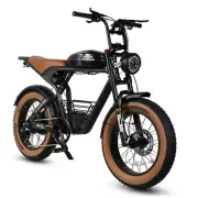 20"Electric Bicycle 1000w Motocycle Fat Tire Desert Sand Road Beach Green E-Bike