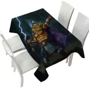 Fantasy Mythology Art God of Thunder Thor Tablecloth