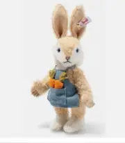 "STEIFF “CARRIE SPRINGTIME RABBIT” EAN 683992 8”BEIGE MOHAIR RABBIT LIM. ED 2022