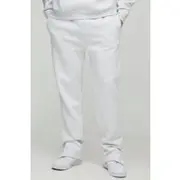 Mens Grey Marl Tall 330GSM Regular Fit Split Hem Joggers