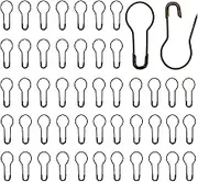 LYECUN 500Pcs Bulb Safety Pins, Calabash Pins, Metal Gourd Pins, Suitable for Tailors, Clothing Tag - 0.86 inch (22mm) (Bronze)