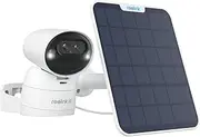 REOLINK Argus Track, 4K Solar Security Camera, Wireless Outdoor Cam, Pan & Tilt, Auto Zoom Tracking, 2.4/5GHz WiFi, 8MP Color Night Vision, AI Detection, No Extra Fee, Home Hub Compatible