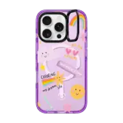 iPhone 16 Pro Impact Ring Stand Case MagSafe Compatible Dreamer by Laura Jane Illustrations