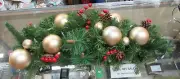 Christmas Holiday Centerpiece with Lights New Battery Operated