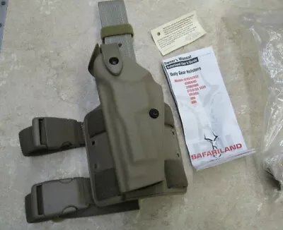Safariland 6004 CZ 75BD Drop Leg Holster Tactical Left Hand Desert Tan- New