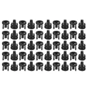 50pcs 5mm Light Emitting Diode Holder Clip Bulb Socket Panel LED Holders
