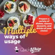 QuickWhip Cream Charge(24 cart x 25 boxes), 9 grams