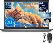 [DELL] Latitude 5550 15 5000 15.6" FHD Business AI Laptop Computer, Intel 12-Core Ultra 5 135U (Beat i7-1355U), 16GB DDR5 RAM, 512GB SSD, WiFi 6, BT 5.3, Backlit KB, FR, Thunderbolt 4, Windows 11 Pro