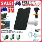 4W Solar Panels Wall Mount 13ft Power Cable for Eufy Eufycam Cam E/2C/E/2 Pro ZR