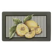 Country Lemon Memory Foam Anti-Fatigue Kitchen Floor Mat 18" x 30"
