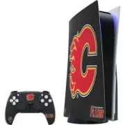 NHL Calgary Flames PS5 Bundle Skin - Calgary Flames Distressed