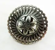 Jeremiah Watt Main & Winchester Scarf Ring Slide White Bronze Concho Wild Rag