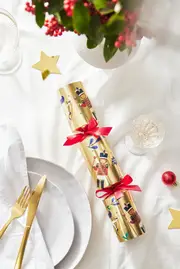 Bulk buy, Luxury, Gold Toy Soldier, 13" Ultra High Quality, Handmade Bon Bon - Box of 48 Units - Bonbon Crackers