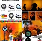 LED Sunset Lamp Rainbow Projector Night Light Desk Lamp