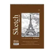 Sketch Book Paper Pad 30 Sheets 9"x12" Drawing Notebook Sketchbook Art Supplies