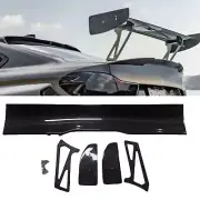 Rear Trunk Spoiler Lip Wing Kit For Porsche Taycan 2020-2024 New Carbon Fiber