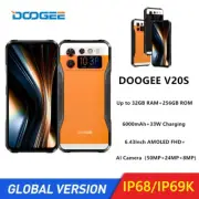 DOOGEE V20S 5G Outdoor IP68 Phone 1.58" AMOLED Rear Display 32GB+256GB 6000mAh