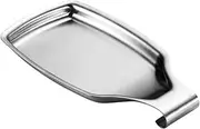 MAGICLULU Elegant Silver 304 Stainless Steel Kitchenware Holder Easy-Clean Spoon Stand Storage Rack for Small Shovel