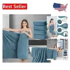 4-Piece Bath Sheet Set - 35”x70” Ultra Soft, Quick Dry Towels in Turquoise