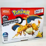 Mattel MEGA Construx Bloks Nintendo Pokemon Blocks Charizard 222 pcs Sealed NEW