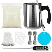 Candle Making Kit Supplies for Beginners, Soy Wax DIY Candle Making for Adult...