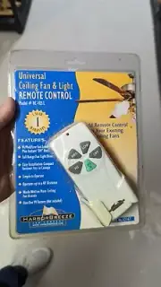New Harbor Breeze Universal Ceiling Fan & Light Remote Control # 43147