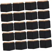 Outanaya 20pcs Transparent Chair Feet Protectors Non Slip Table Leg Covers for Home Office School and Restaurant Shape Durable and Scratch Resistant Easy to Install