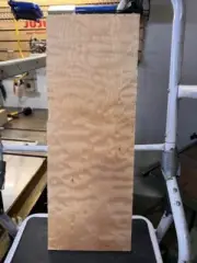 DENSE Quilted MapleTop Figured Billet .8"x 8"x 22”KD Big Leaf Billet Kiln