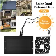 Outdoor 10W IP65 Solar Powered Panel Exhaust Roof Attic Fan Air Ventilation Vent
