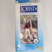 JOBST ActiveWear Compression Knee High Socks 15-20 mmHg Small Cool White