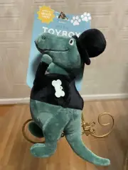 FRINGE Big Proud Smoking Rex Tux DINOSAUR Plush With Squeaky -14”
