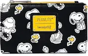 [Loungefly] Peanuts Snoopy and Woodstock All Over Print Wallet, Multi, one size, Bifold Wallet