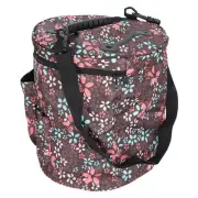 Wool Storage Bag Cylindrical Printed Yarn Holder Knitting Organizer Accessories