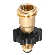 Brass Propane Tank Adapter Regulator Valve (POL to QCC1/Type1)
