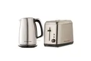 Russell Hobbs Carlton 1.7L Kettle and 2 Slice Toaster Set - Brushed Stainless St