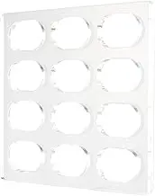 domoi Clear Polycarbonate Dacquoise Cake Mold Oval Dakovaz Macaron Mould Cake Decorating Tool Bakeware