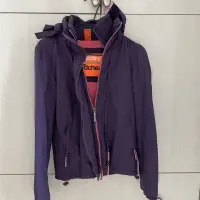 在飛比找蝦皮購物優惠-Superdry極度乾燥 鋪棉風衣外套 女XS 紫色