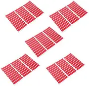 DECORNIJIA 5Sheets Double Sided Nail Display Tape Clear Adhesive Strips for Press Nail Art for Nail Salons and Home Use Easy to Apply for Showcasing Designs
