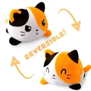 Flip Doll Plush Toy Flip Double Sided Plush Toy Cute Plush Toy (cat)