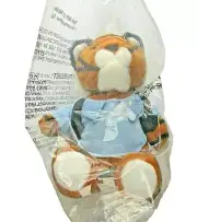 Avon Plush Tiger Backpack Gift Card Holder-NOS-Cute! FREE SHIP!