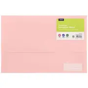 J.Burrows Foolscap Document Wallet Pink