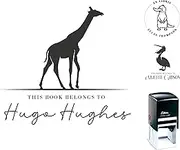 Animal Book Stamp | Library Stamp | from The Library of Stamp | ex Libris Stamp | Custom Book Stamper | Book Stamp | Personalised Book Stamp | Animal Lover Gift